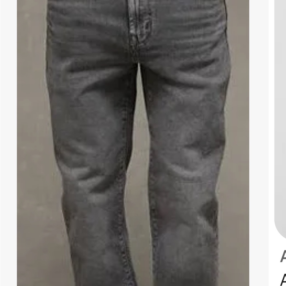 American Eagle Outfitters Men's Charcoal Jeans